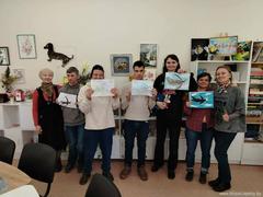 Сегодня  посетители отделения реабилитации и абилитации № 4 посетили мастерские «Здольныя». 