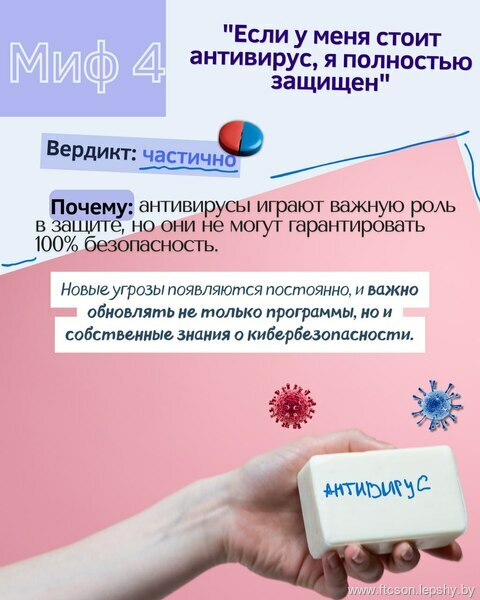 Мифы и реальность кибербезопасности: как защитить себя в Интернете